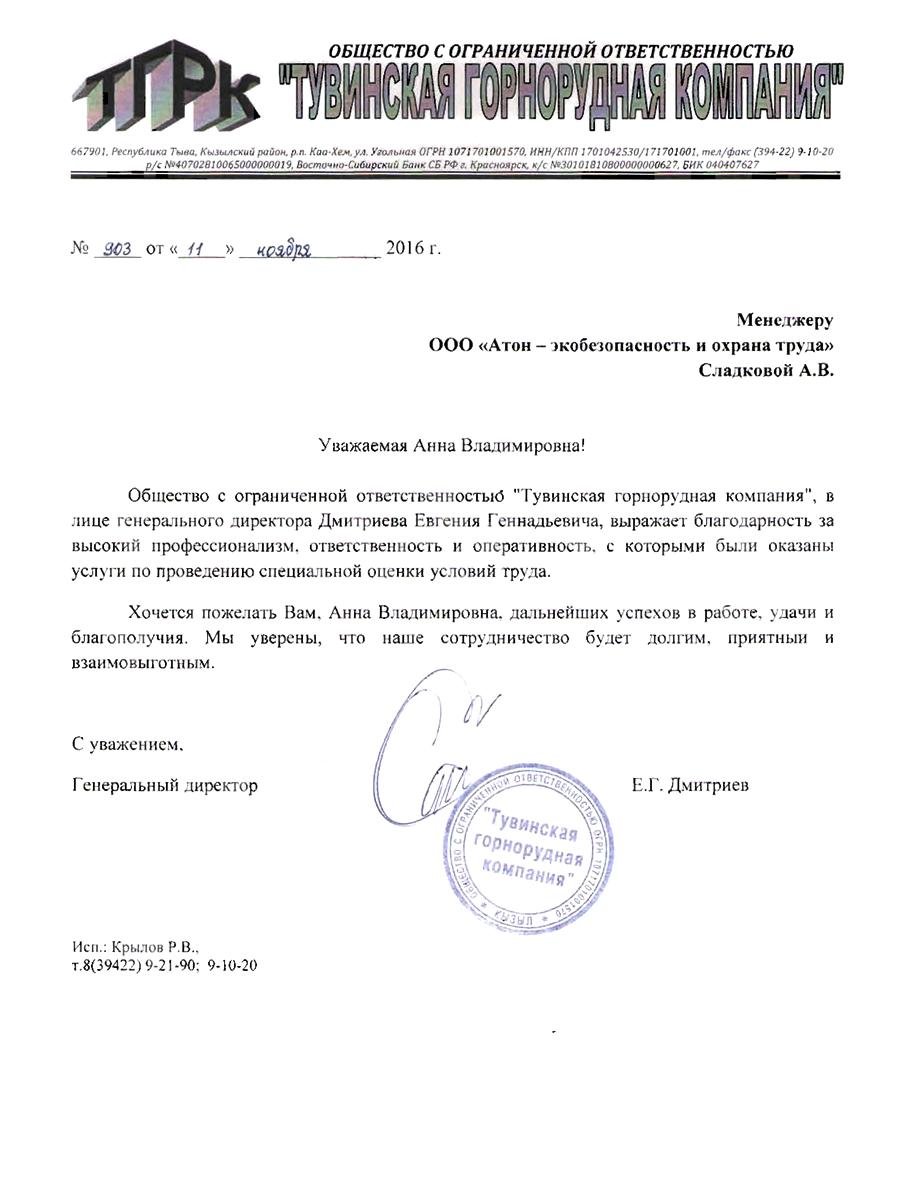 Тувинская горнорудная компания